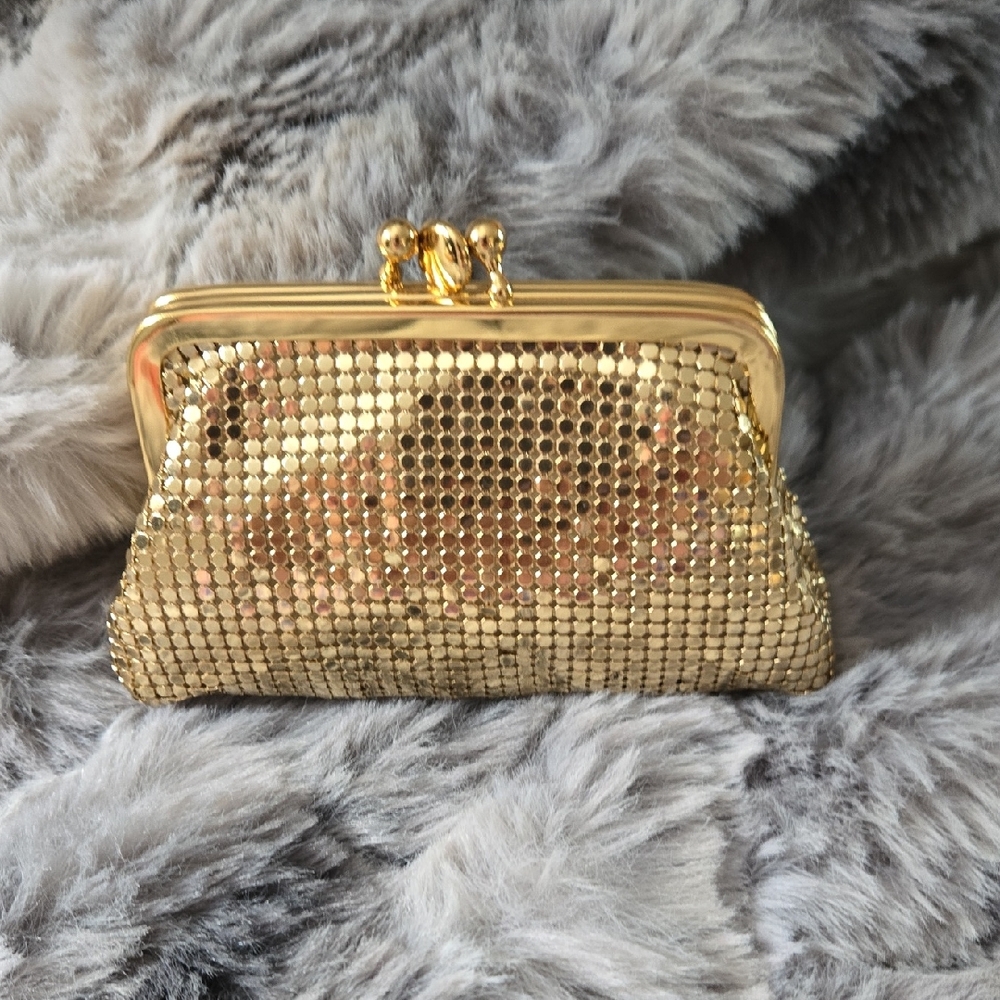 Whiting & Davis Gold Change Purse